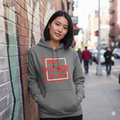"Unboxed Creativity" Heavyweight Charcoal Hoodie – Think Outside The Box Edition